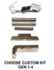 GoTo GEAR Chrome Extended Control Kit With Tango Down Slide Stop/Release And Aluminum Magazine Release For GLOCK GEN 1 - 4 (Price Varies Per Kit)