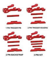 GoTo SPORTS GEAR USMC Red Cerakote Extended Control Kits  With TANGO DOWN Slide Release For Glock 17, 19, 19X, 22, 23, 26, 27, 31, 34, 35, 44, 45 GEN 5 (Price Varies Per Kit)