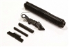 GoTo GEAR Black Coated Extended Control Kit Plus Guide Rod Assembly For Glock Gen 1-3 G19, 23, 32, 38