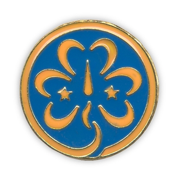 World Trefoil Pin (WAGGGS Girl Scout PIN)