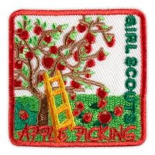 Apple Picking (tree) Sew-on Fun Patch