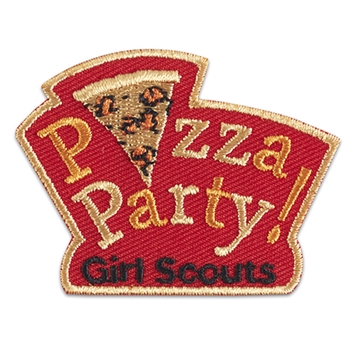 Pizza Party Patch (red)