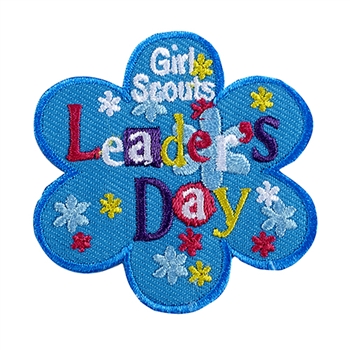 Leader's Day Sew-On Fun Patch (Blue Daisy)