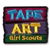 Tape Art Girl Scouts Fun Patch