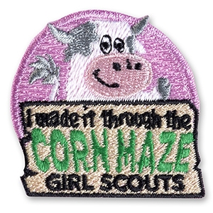 I Made it Through the Corn Maze Iron-On Fun Patch