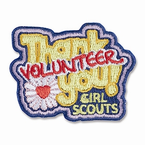 Thank You Volunteer Iron-On Fun Patch