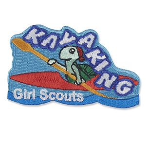 Kayaking Iron-On Fun Patch - Turtle