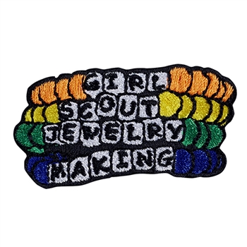 Girl Scout Jewelry Making Iron-on Fun Patch