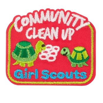 Community Clean-Up Turtles- Fun Patch