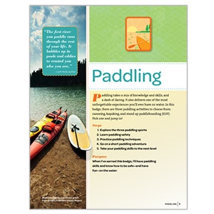 Senior Paddling Badge Requirements