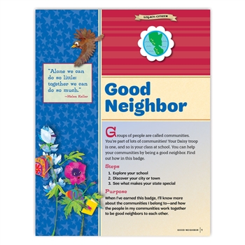 Daisy Good Neighbor Badge Requirements