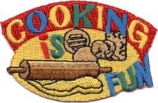 Cooking is Fun Sew-On Fun Patch