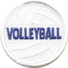 Volleyball Sew-On Fun Patch