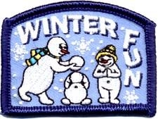 Winter Fun Snowman Fun Patch