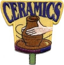 Ceramics Sew-On Fun Patch