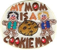 My Mom is a Cookie Mom Sew-On Fun Patch