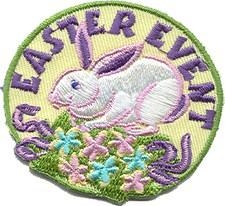 Easter Event (bunny) Sew-On Fun Patch