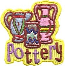 Pottery Sew-On Fun Patch