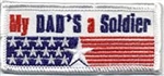 "My Dad's a Soldier" Sew-On Fun Patch