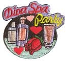 Diva Spa Party Sew-On Fun Patch