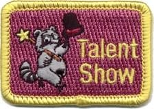 Talent Show Racoon Fun Patch