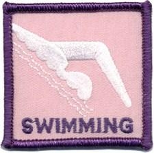 Swimming (Pink) Fun Patch