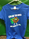 Saving the World One Cookie at a Time Shirt - Kids' Sizes - Girls' L