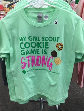 My Girl Scout Cookie Game is Strong T-Shirt - Adult Sizes