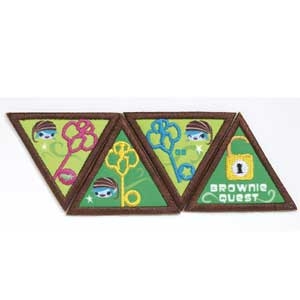 Brownie Quest Journey Award Patch Set