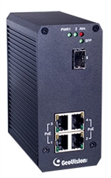 Geovision  GV-PoE0410-E 4-Port Gigabit 802.3at PoE Switch