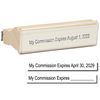 Regular Commision Expiration Stamp