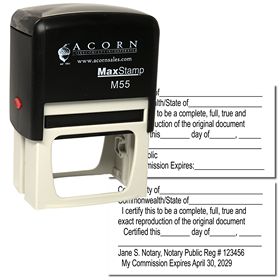 Self Inking Certified Copy Stamp