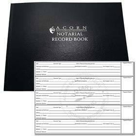 Official Notary Public Record Book