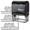 Self Inking Name and Expiration Stamp