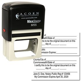 Self Inking Original Document Stamp