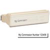 Regular Commission Number Stamp