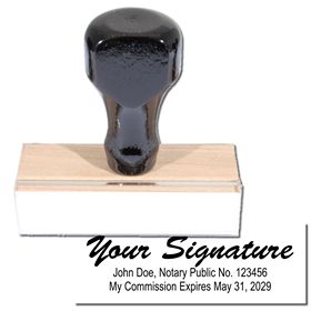 Regular Signature ID Stamp