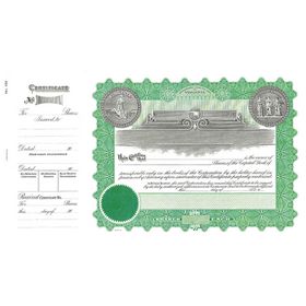 Virginia Stock Certificate - Goes 156