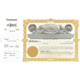 Goes 91 Stock Certificate Form