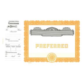 Goes 729 Preferred Stock Certificate