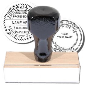 Geologist Regular Rubber Stamp of Seal