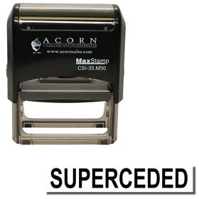 Self Inking Superceded Stamp