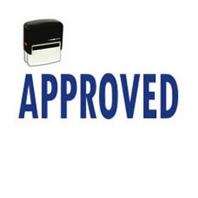 Self-Inking Approved Stamp