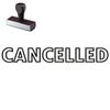 Outlined Cancelled Rubber Stamp