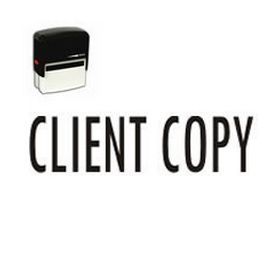 Self-Inking Client Copy Stamp