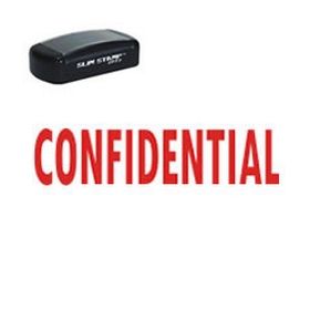 Slim Pre-Inked Confidential Stamp