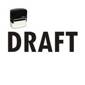 Self-Inking Draft Office Stamp