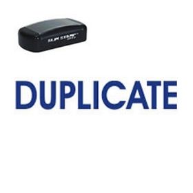 Slim Pre-Inked Duplicate Stamp