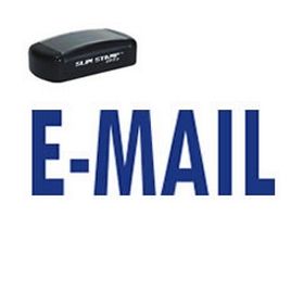 Slim Pre-Inked E-Mail Business Stamp