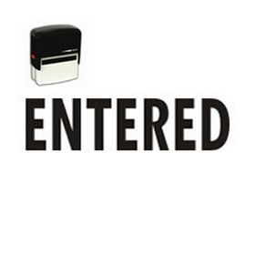 Self-Inking Entered Stamp